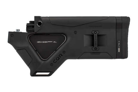 The Hera Arms CQR AK47 featureless stock is compatible with stamped receivers